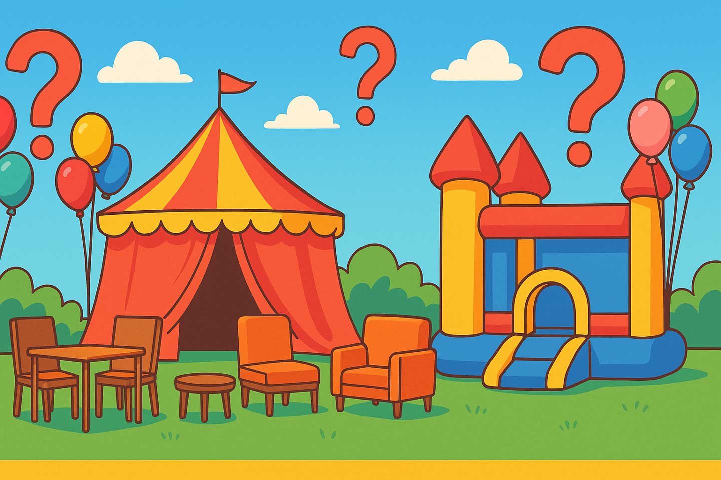 The 7 Most Asked Questions For Party Rentals